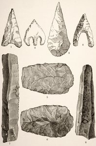 Instrumentos de sílex prehistóricos de English School